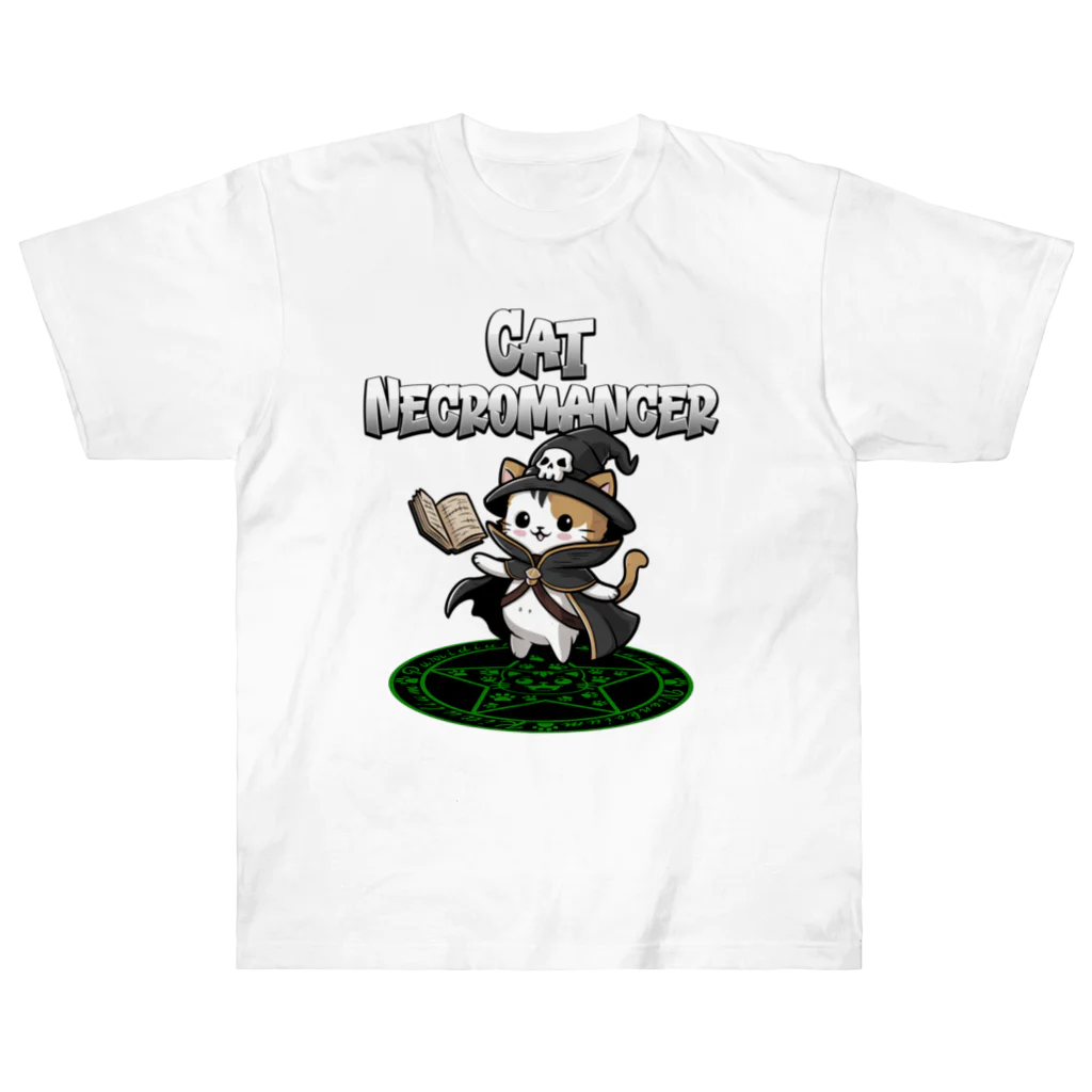 Stylo Tee Shopのネクロマンサーのネコさん Heavyweight T-Shirt