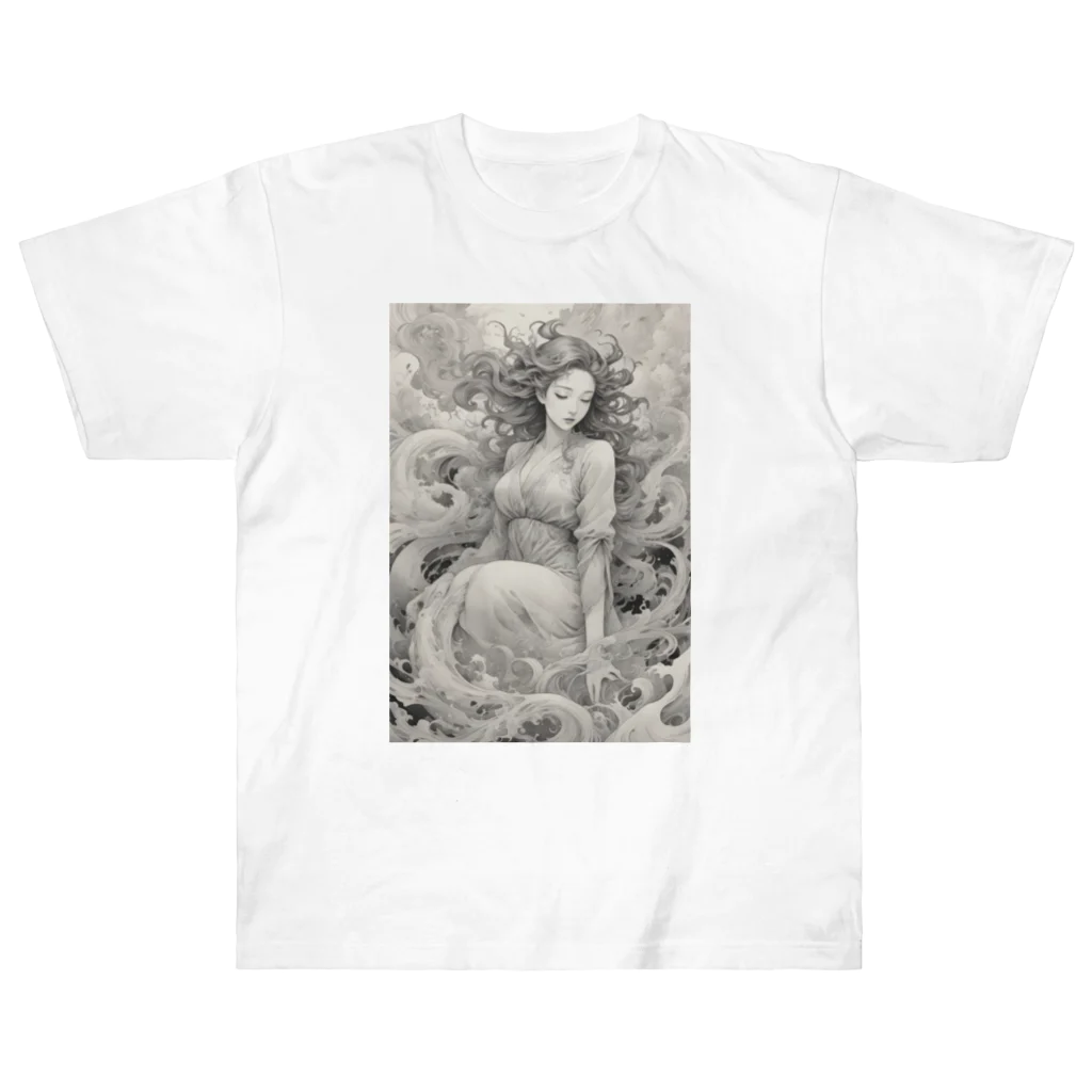 AI Fantasy Art Shopの【限定商品】Chaos⑦ Heavyweight T-Shirt