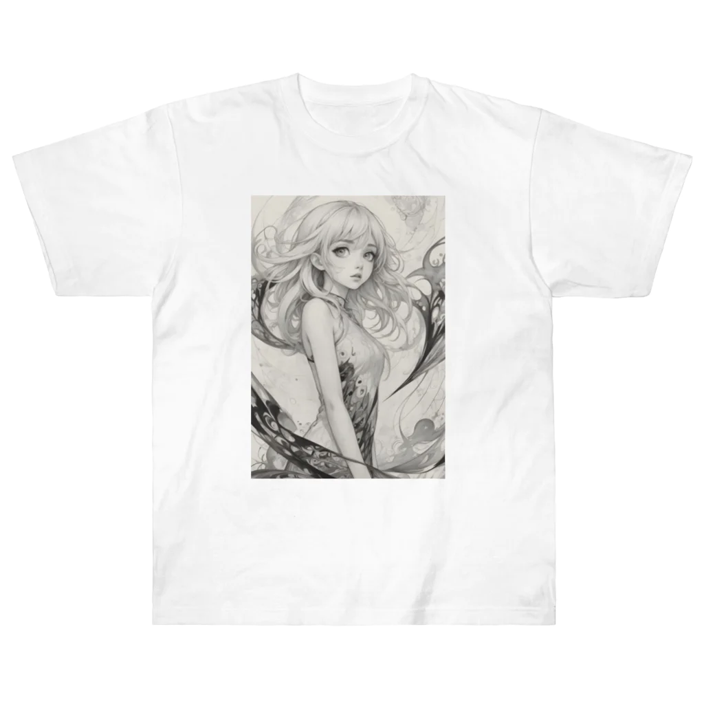 AI Fantasy Art ShopのCollapse② Heavyweight T-Shirt