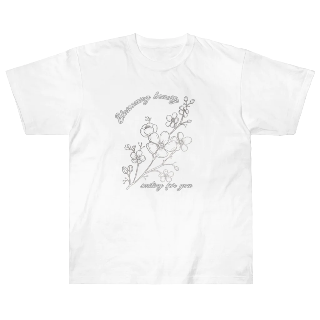 Kotoha-shopの桜の花言葉 Heavyweight T-Shirt