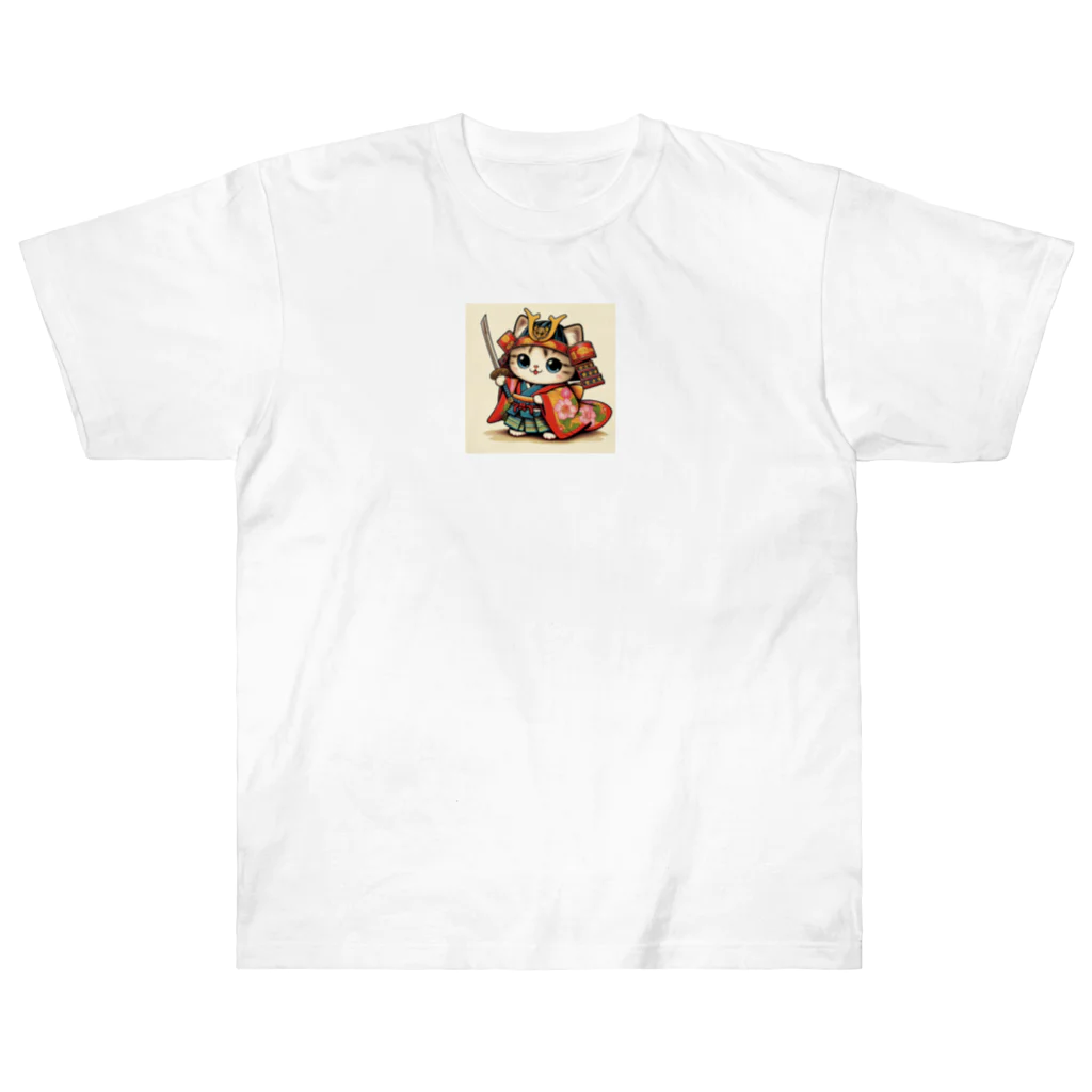 SAMURAIのネコSAMURAI ヘビーウェイトTシャツ