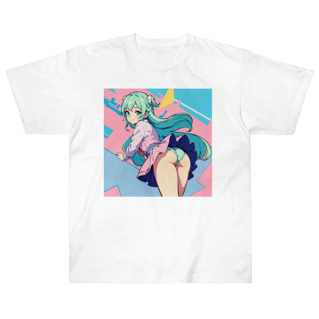 yozoraniyumeoの魔法女子中学少女 Heavyweight T-Shirt