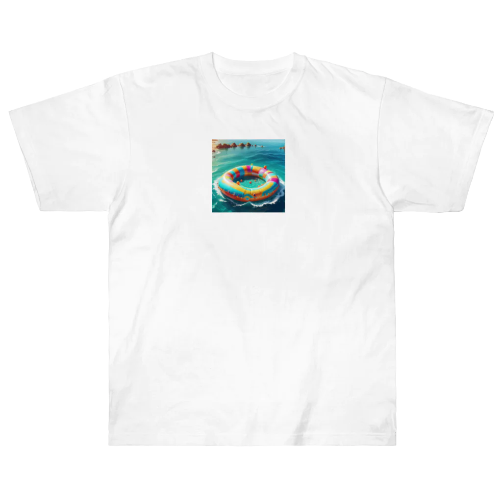 noiSutoaのカラフルなうきわ Heavyweight T-Shirt