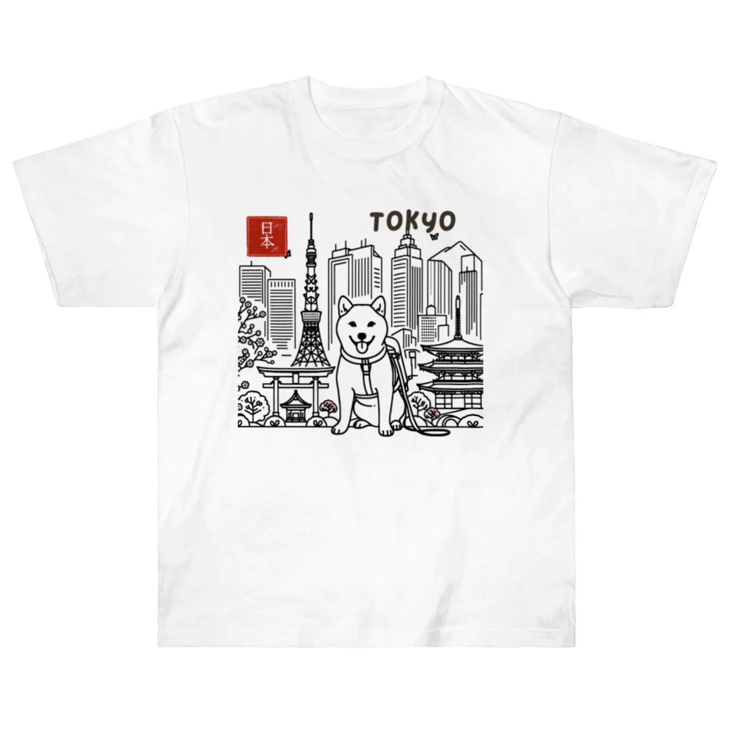 ShibaShibaのShibaShiba Heavyweight T-Shirt