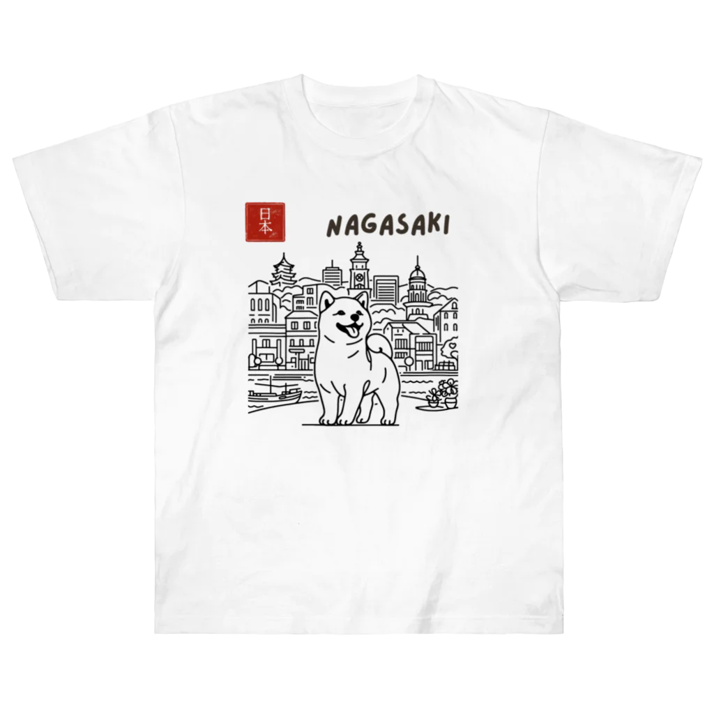 ShibaShibaのShibaShiba ヘビーウェイトTシャツ