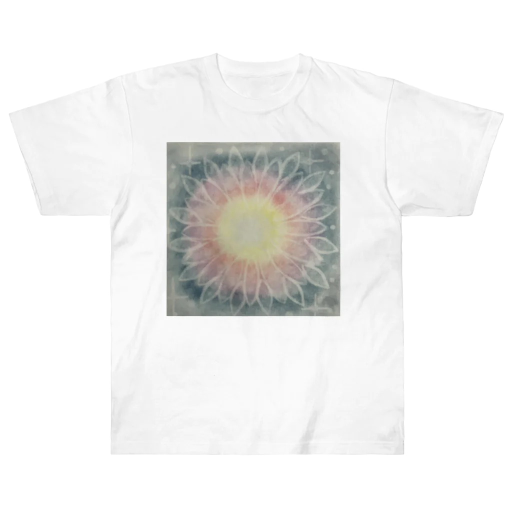 光のパステルアート　Hisaの光のパステルアート　涼しい光 Heavyweight T-Shirt