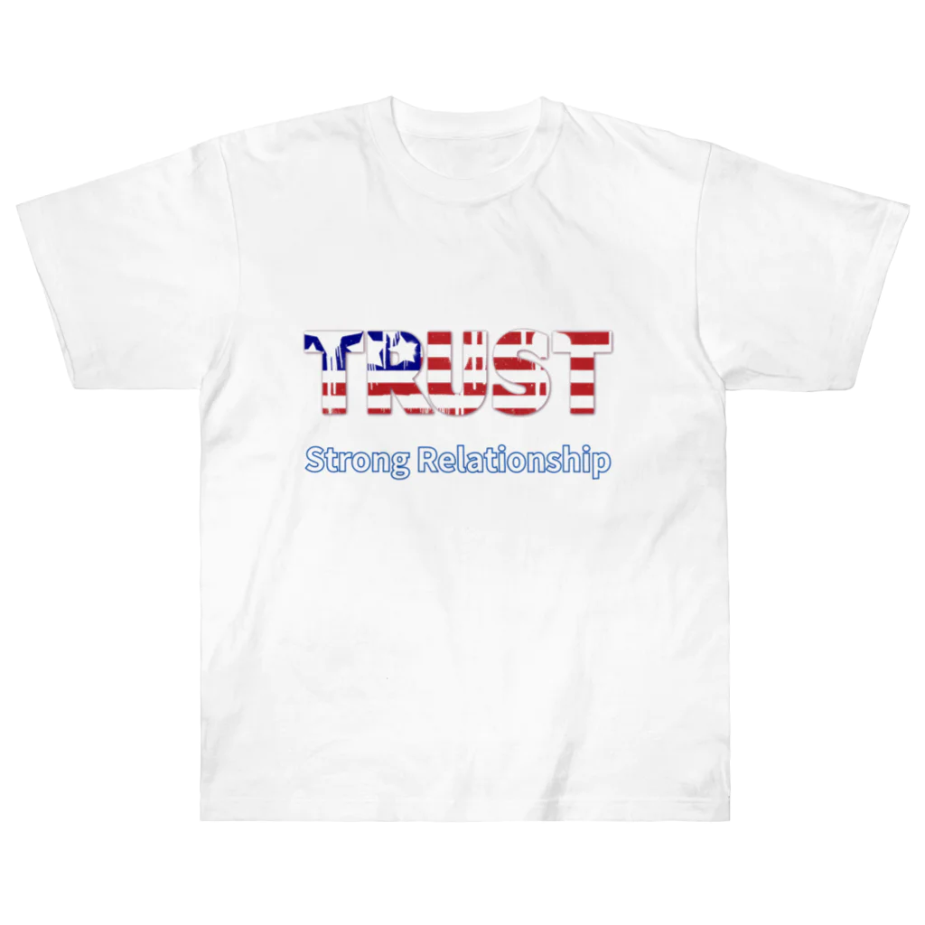 AwagoModeのTRUST (STRONG RELATIONSHIP) (16) Heavyweight T-Shirt