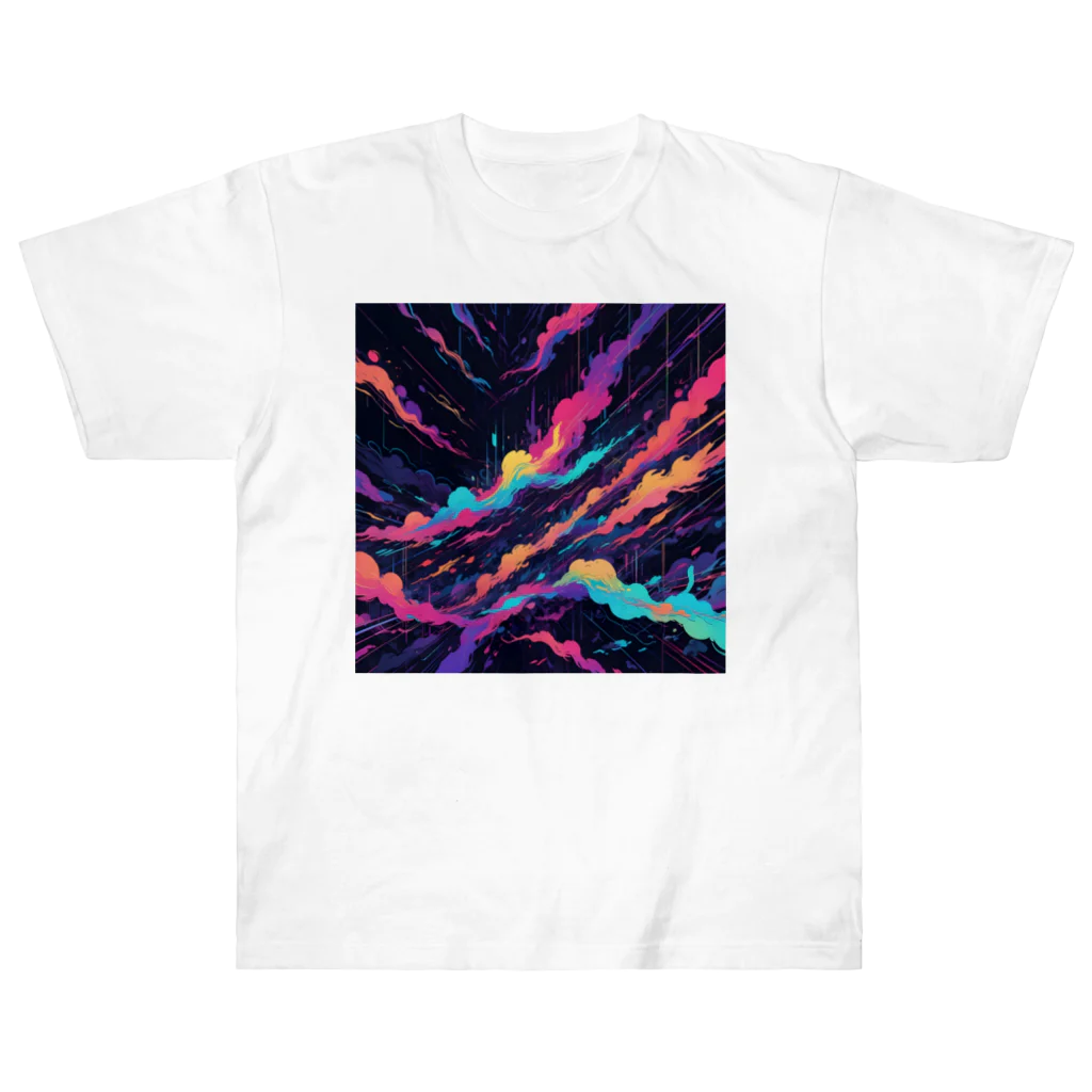 AI Fantasy Art Shopのart of fire③ Heavyweight T-Shirt