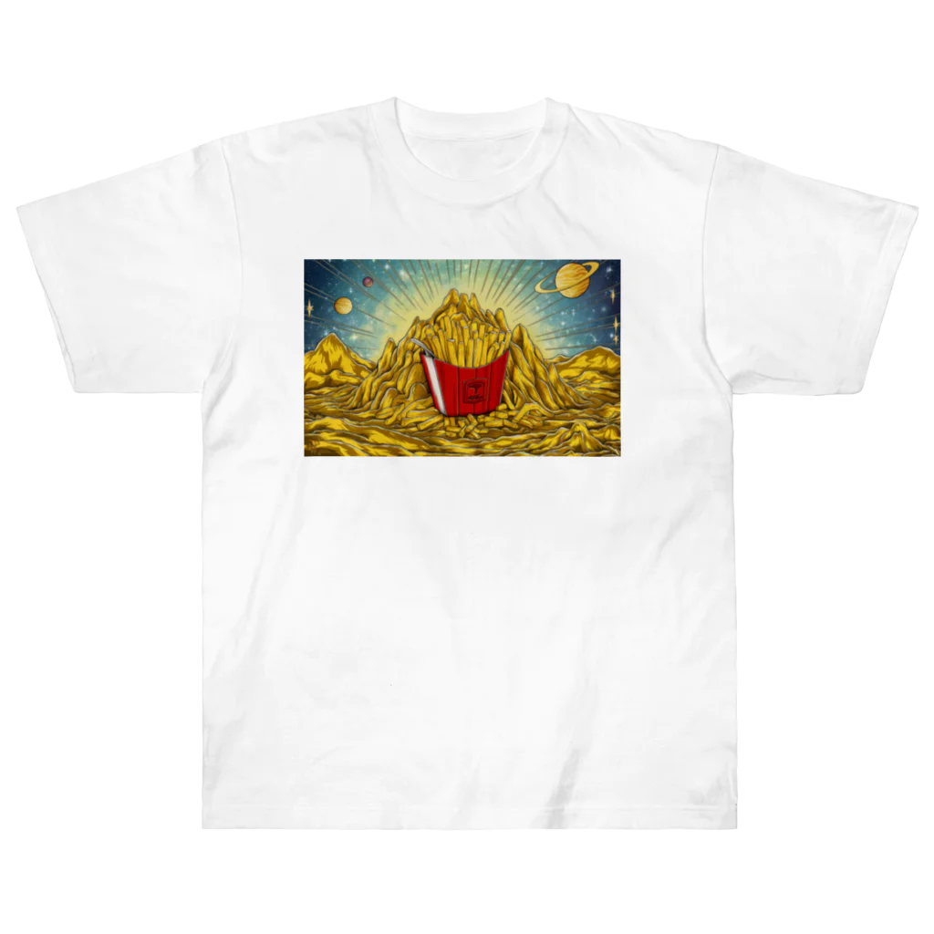 JoyfulMomentsCraftsの黄金とポテト ー Golden and Potato ー Heavyweight T-Shirt