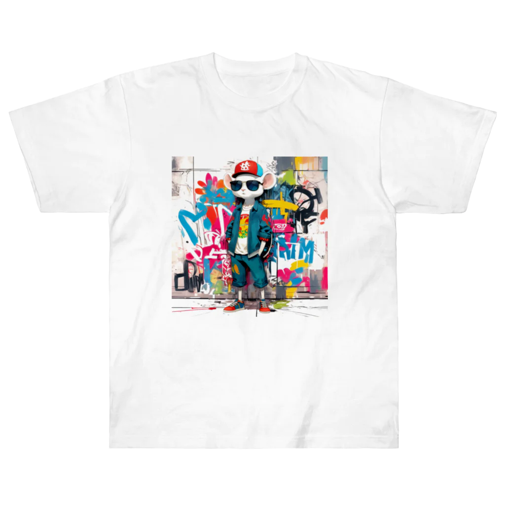 GRAFFITYのmouse-man-2 Heavyweight T-Shirt