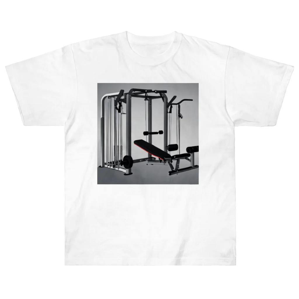 muscle_0419の自宅トレーニング室 Heavyweight T-Shirt