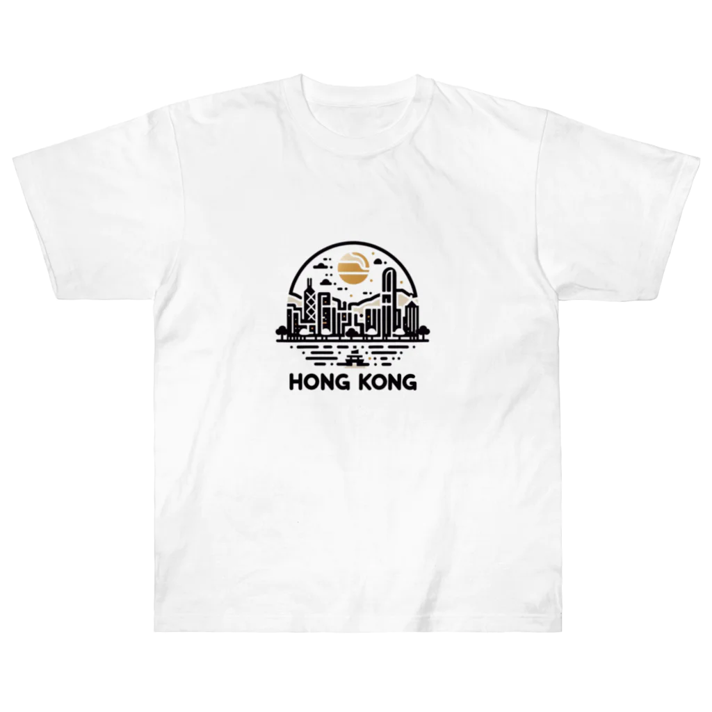 aoharu2005の香港 Heavyweight T-Shirt