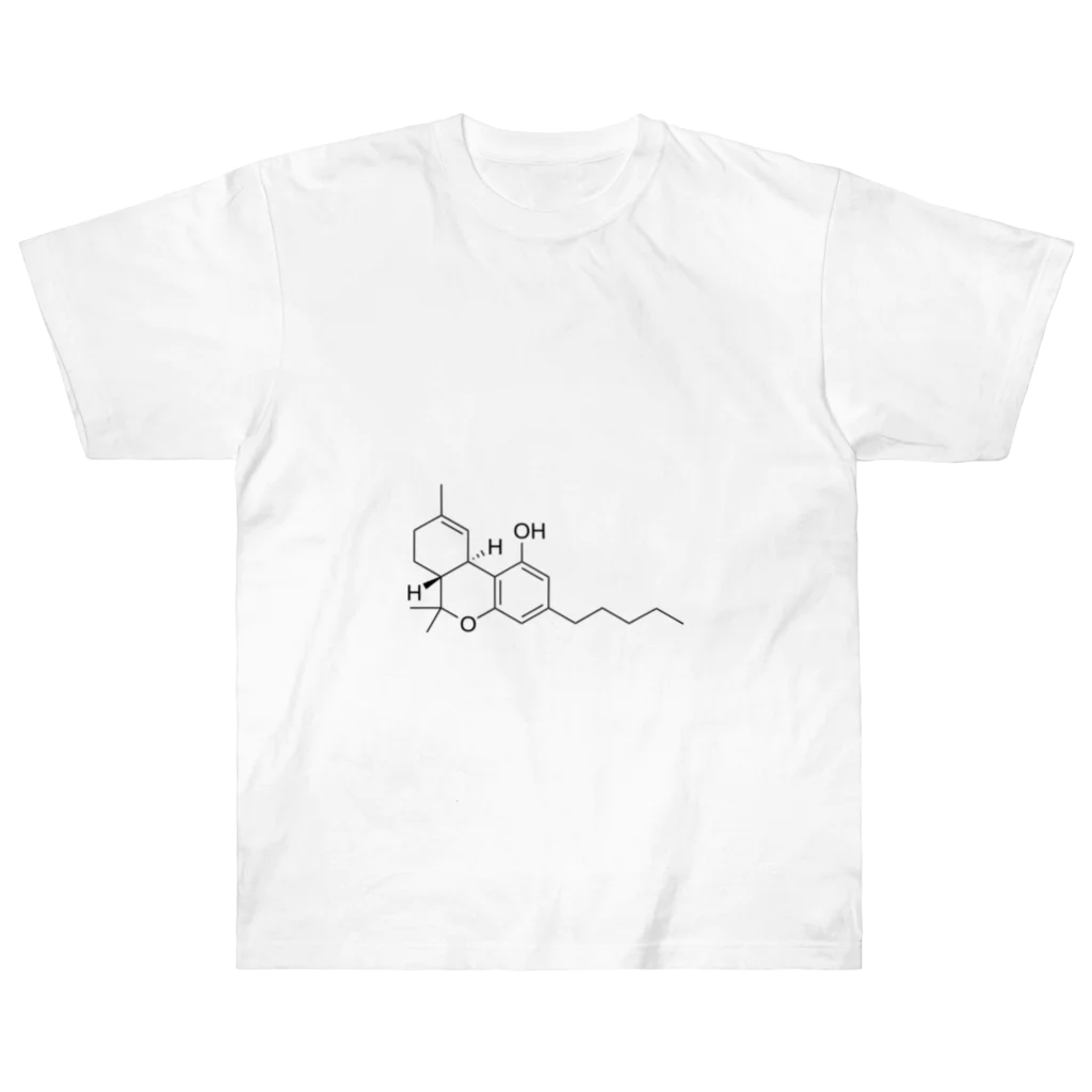 Iii Ponchiのカンナビノイド Heavyweight T-Shirt