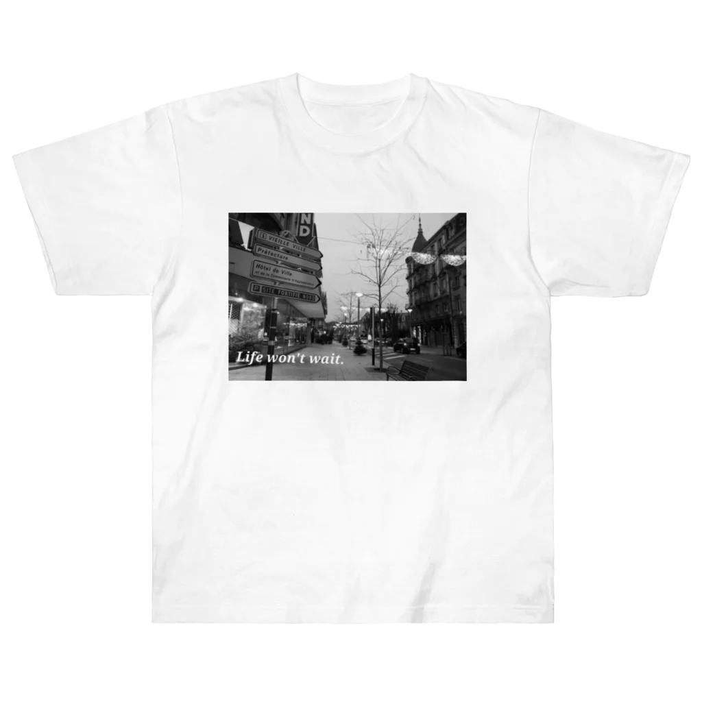 odan5のおしゃれな町並み写真デザイン ヘビーウェイトTシャツ