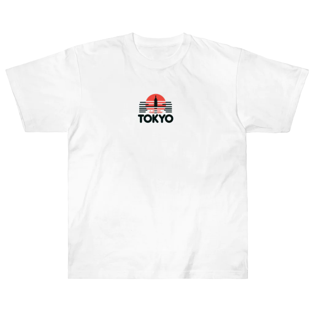 aoharu2005の東京 Heavyweight T-Shirt