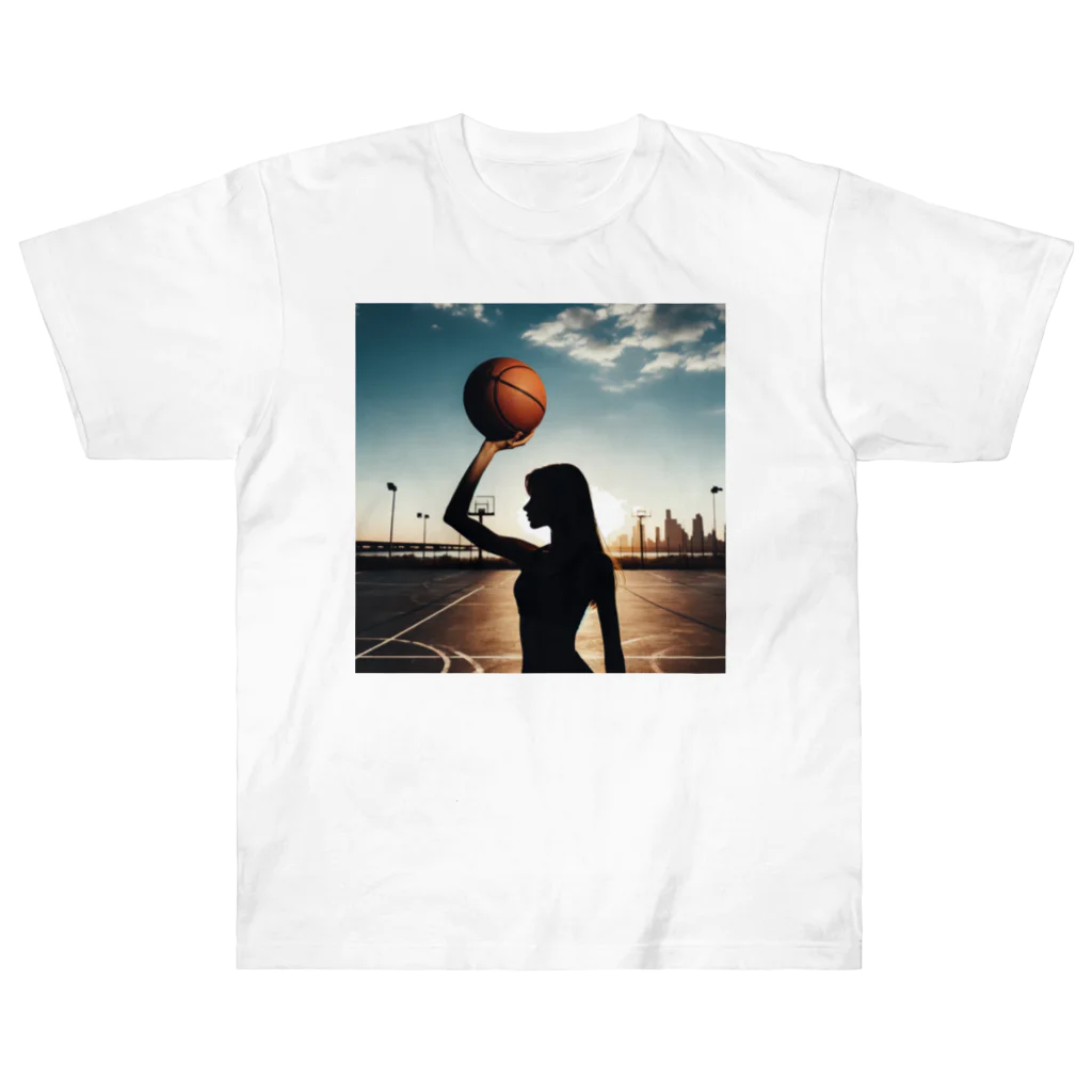 hikaLinootoのbasketgirl ヘビーウェイトTシャツ