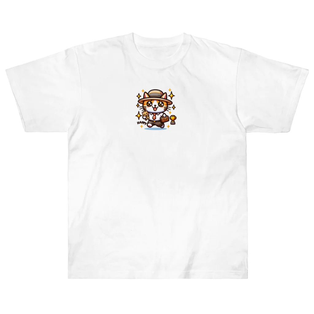 かずきの忙しそうな猫2 Heavyweight T-Shirt