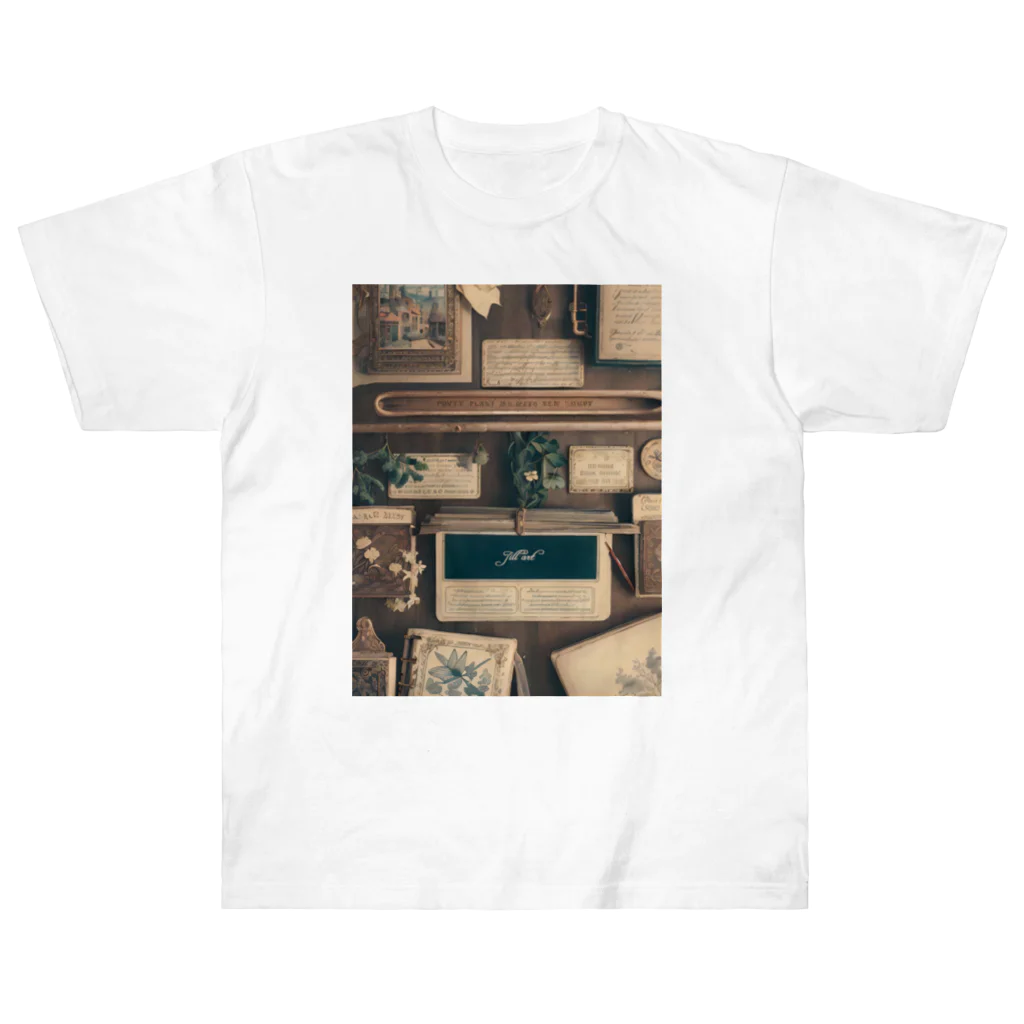 【ホラー専門店】ジルショップのビンテージデザイン Heavyweight T-Shirt