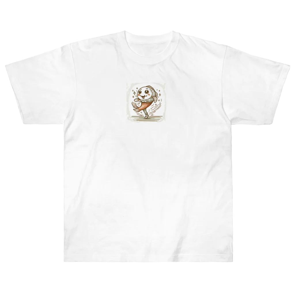 noBuのダンスしまくる魚 Heavyweight T-Shirt