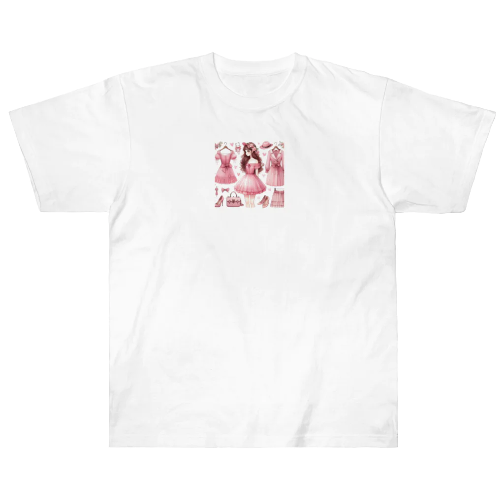 BeccaBeccaのピンク大好き Heavyweight T-Shirt