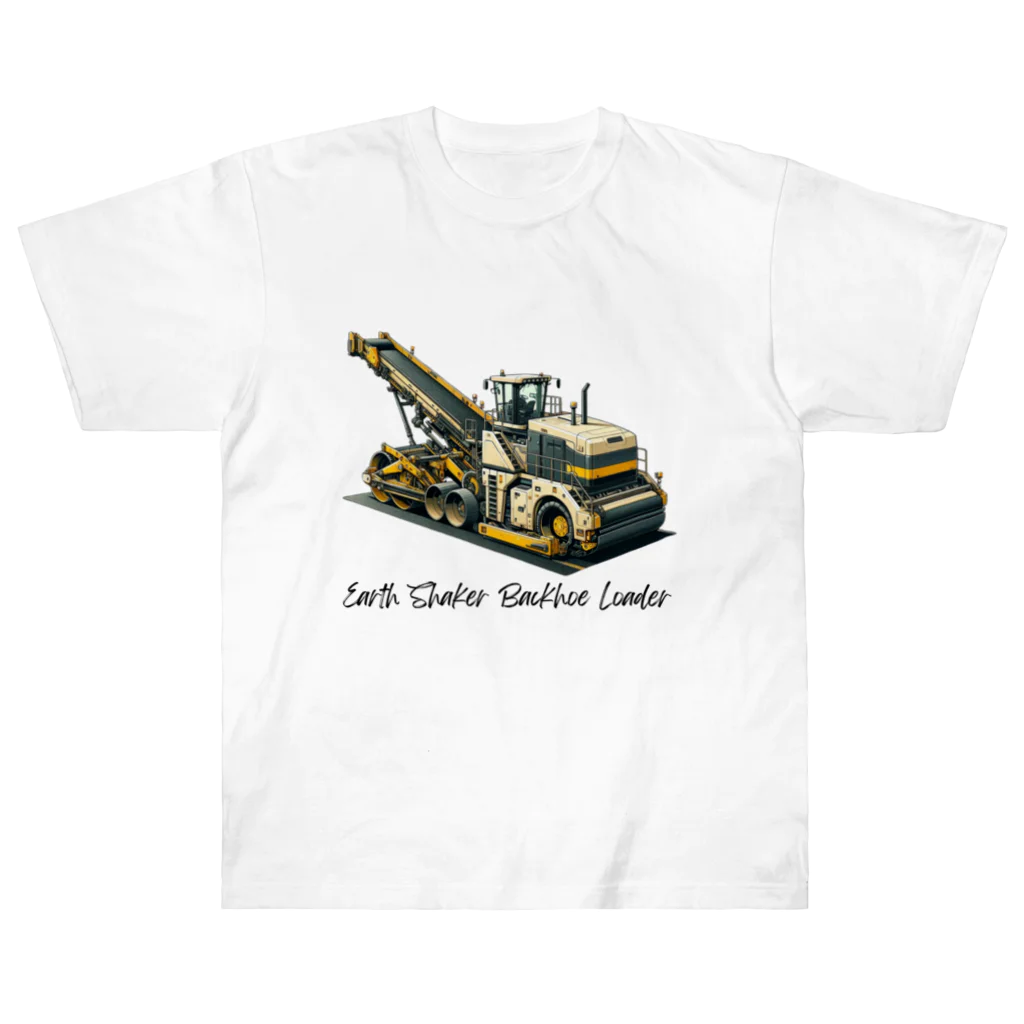 チェリモヤの建設の達人 働く車 06 ヘビーウェイトTシャツ