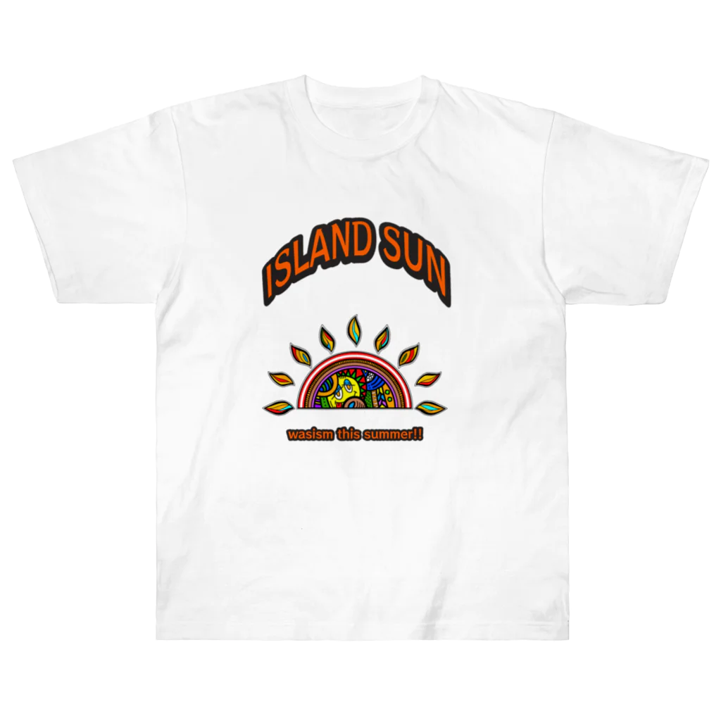 WASISMのISLAND SUN ヘビーウェイトTシャツ