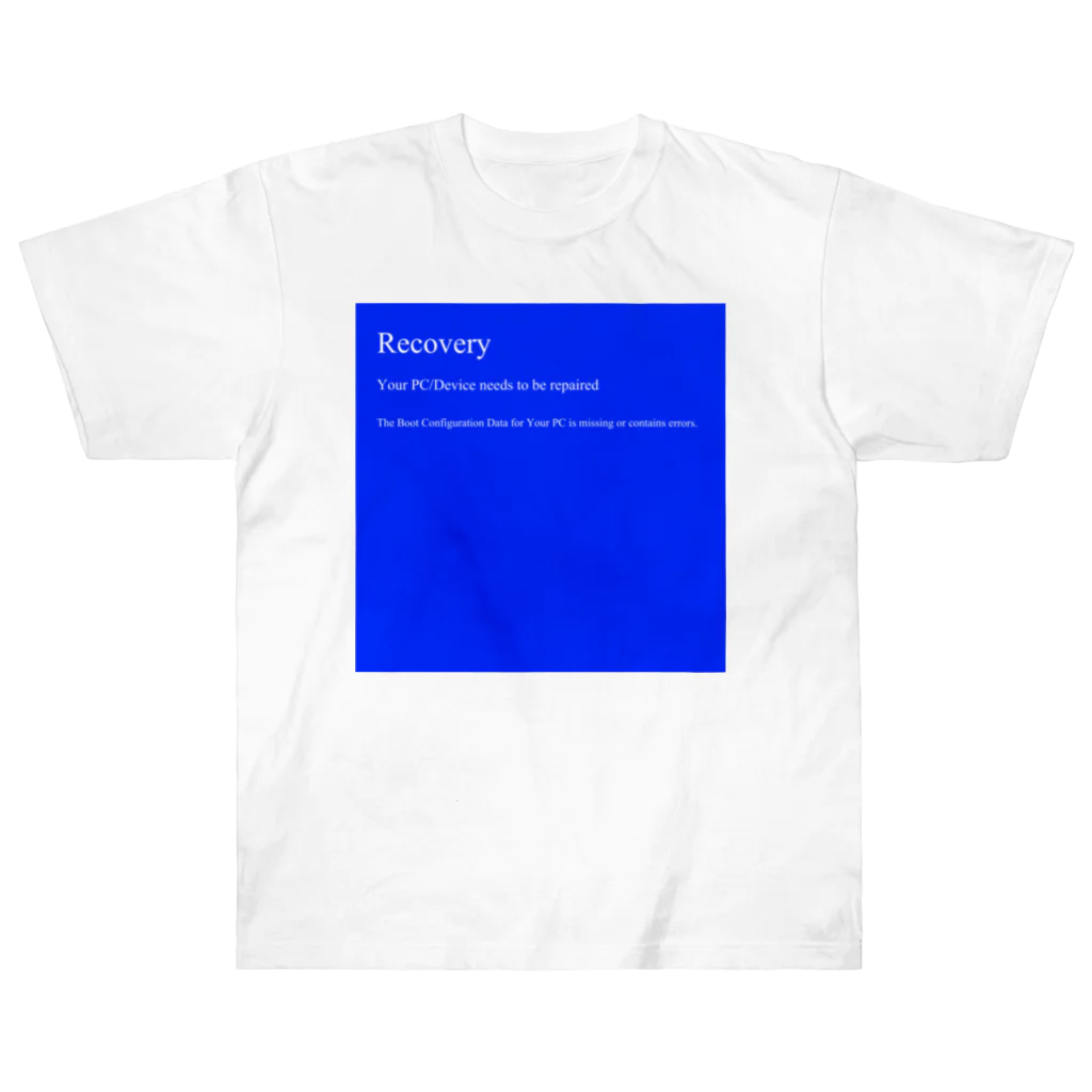 DULTONのブルーバックエラー Heavyweight T-Shirt