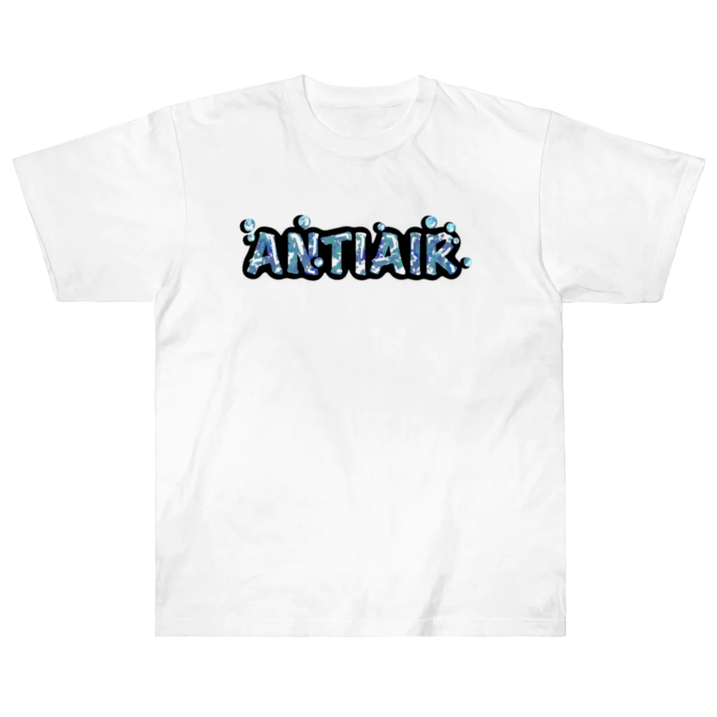 ANTIAIRのANTIAIR装飾ロゴTシャツ ヘビーウェイトTシャツ