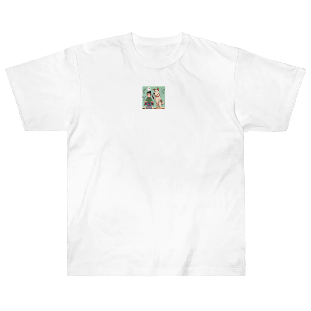 ぷぷオレンジのわんわん美容室 Heavyweight T-Shirt