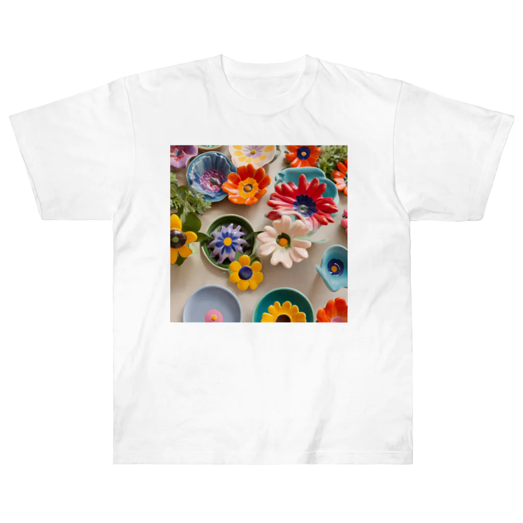 HOSHI-TANEKO🌠の🍽かわいいアクセサリーたち🌺 Heavyweight T-Shirt