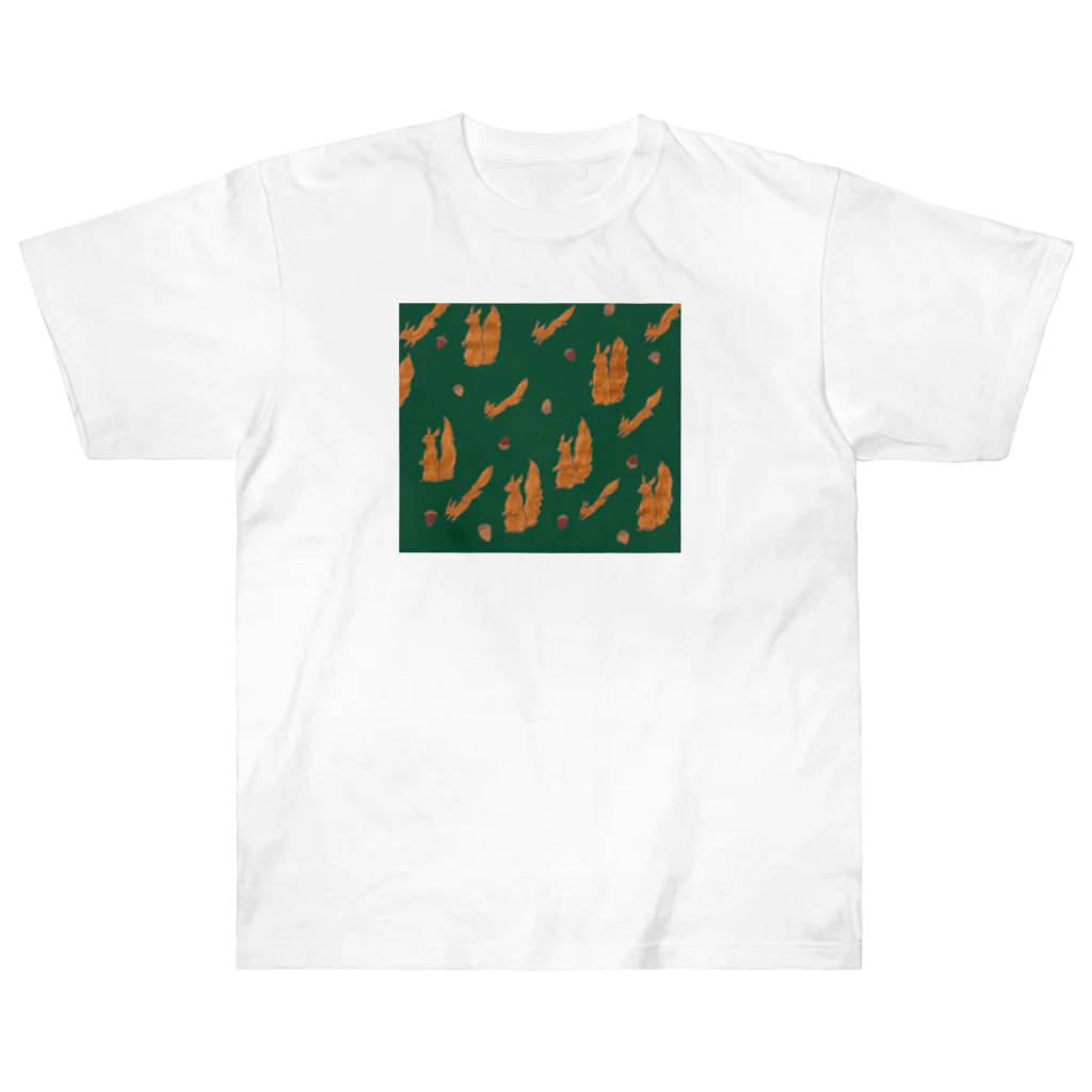 maru-marumochiの動物柄２ Heavyweight T-Shirt