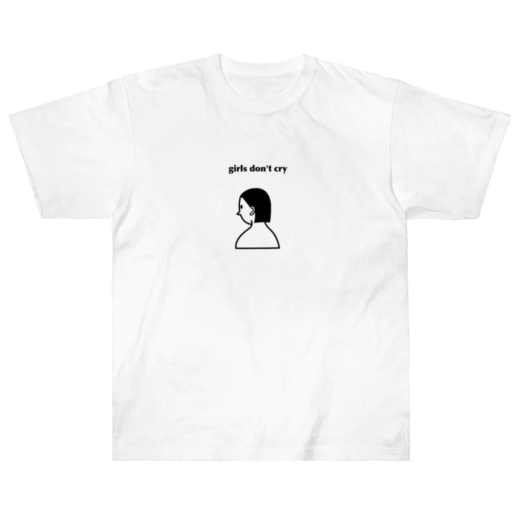 asobiartworksのgirls don't cry Heavyweight T-Shirt