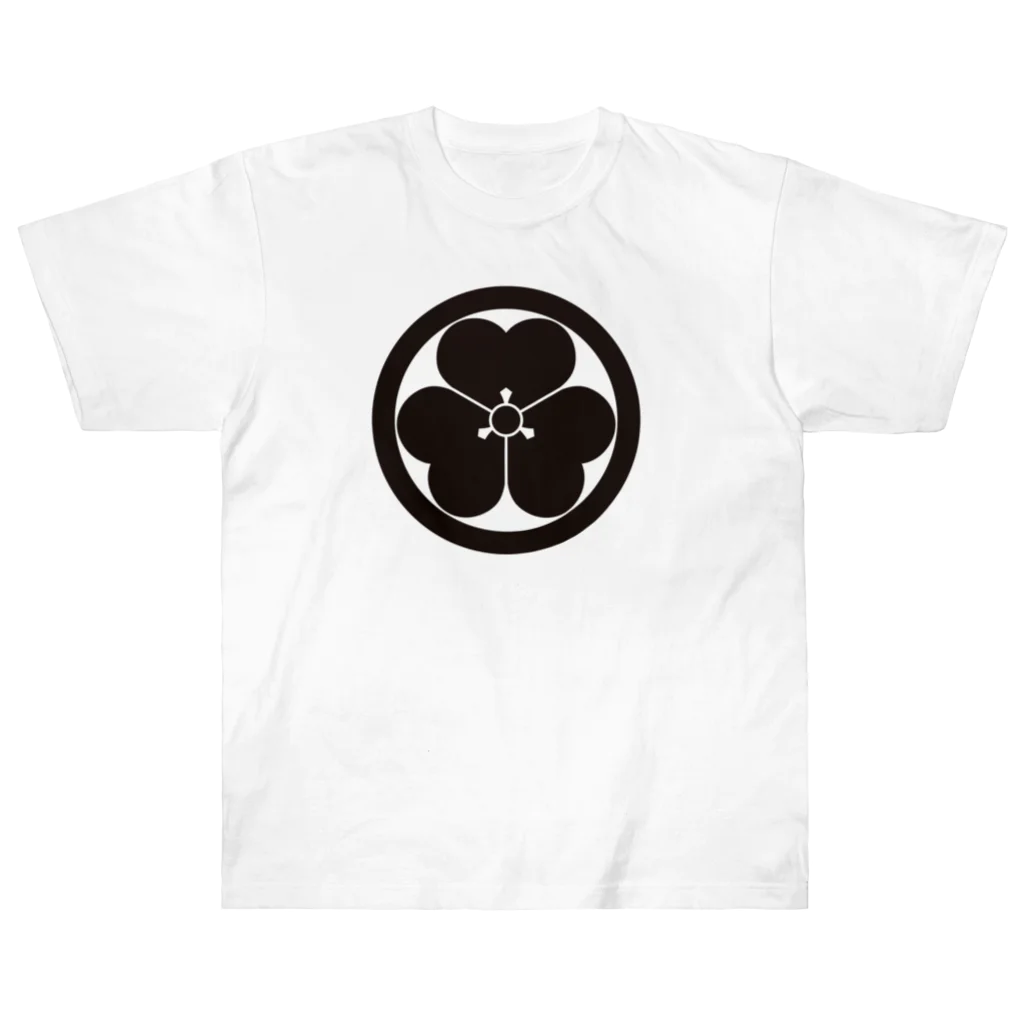 Yukimurakun「Samurai」のマルニカタバミ Heavyweight T-Shirt