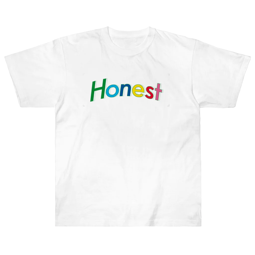 Honest のアーチロゴ ヘビーウェイトTシャツ