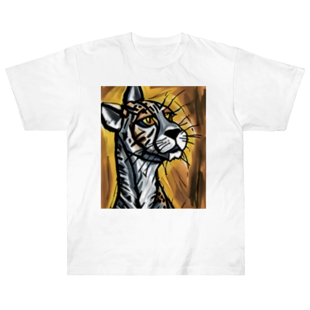 Ppit8の野生の猫 Heavyweight T-Shirt