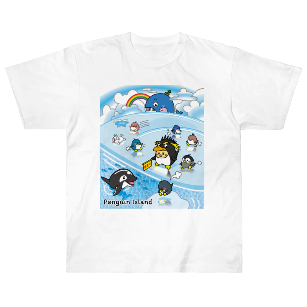 かいほう屋のPenguin Island / ペンギンアイランド ヘビーウェイトTシャツ