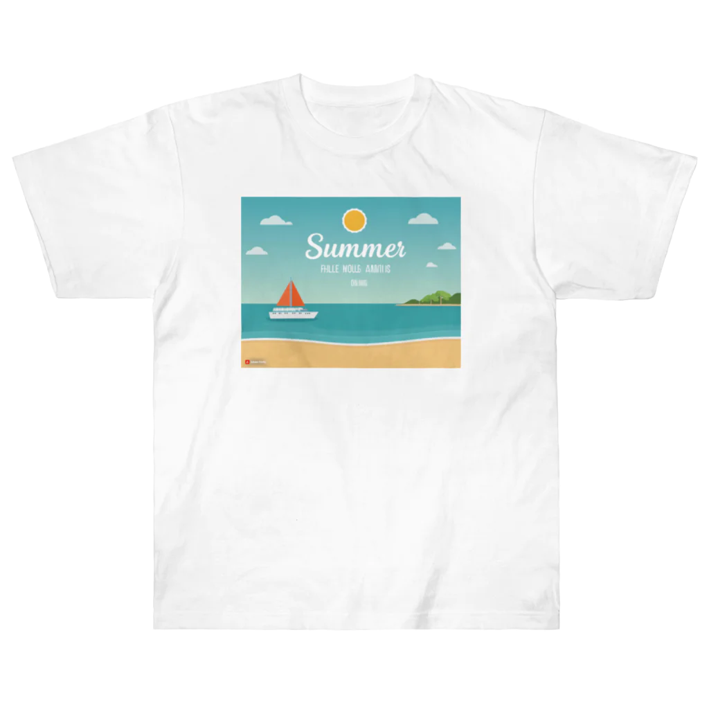 山田綾の夏！Summer！ Heavyweight T-Shirt