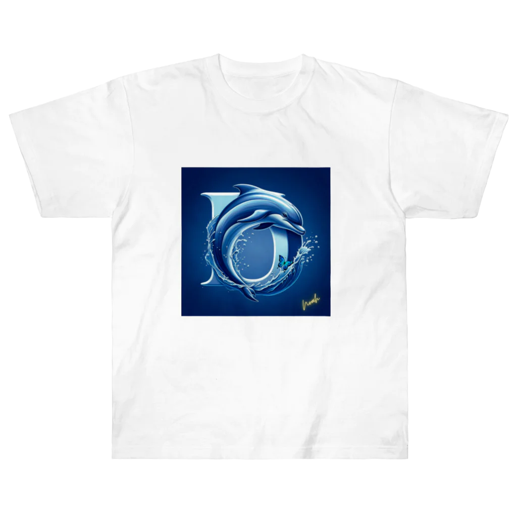 NaturalCanvasのDolphin Heavyweight T-Shirt