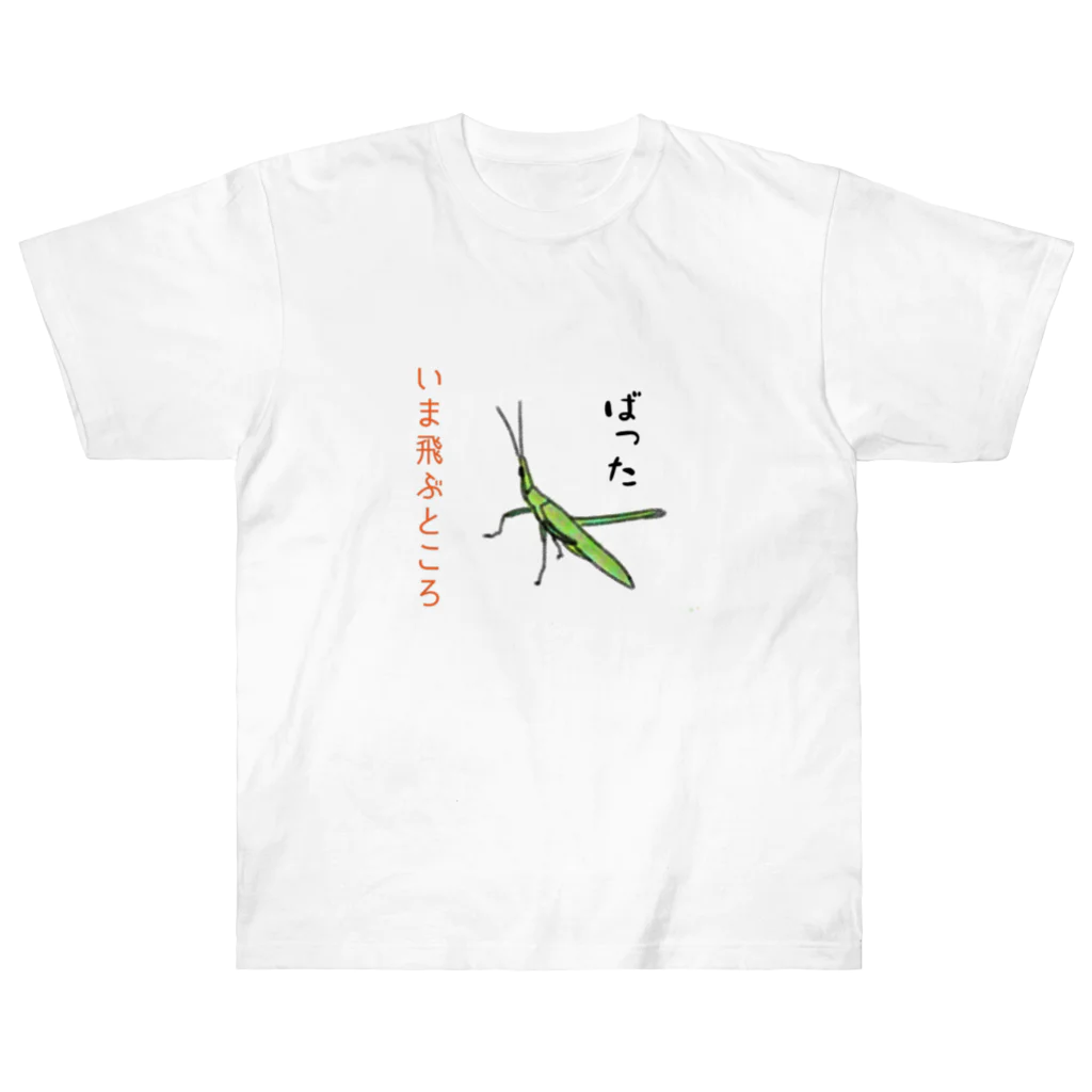 honoeのしんぼるず→ばった Heavyweight T-Shirt