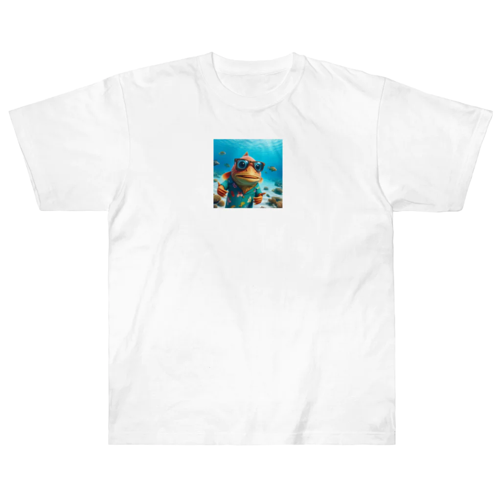 sho24の魚おじさん Heavyweight T-Shirt