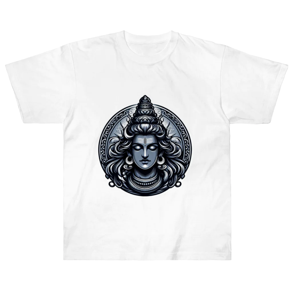 psychedelic mountainのshiva  Heavyweight T-Shirt