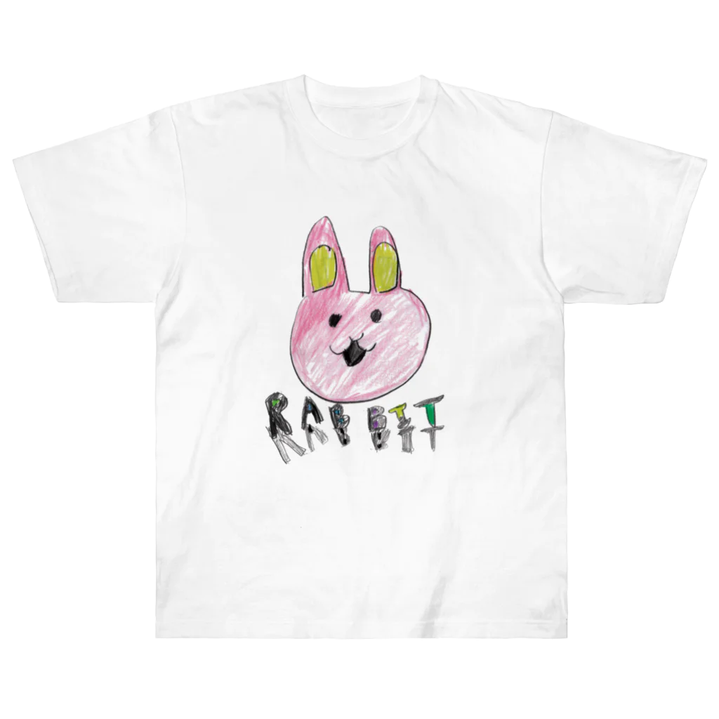 かんちのおみせのRABBIT（ウサギ） Heavyweight T-Shirt