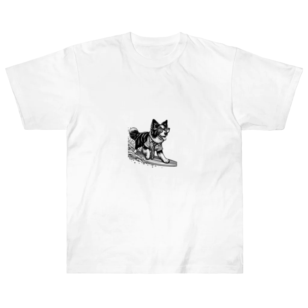 NAOGOROのボーダーコリーのボーちゃん Heavyweight T-Shirt