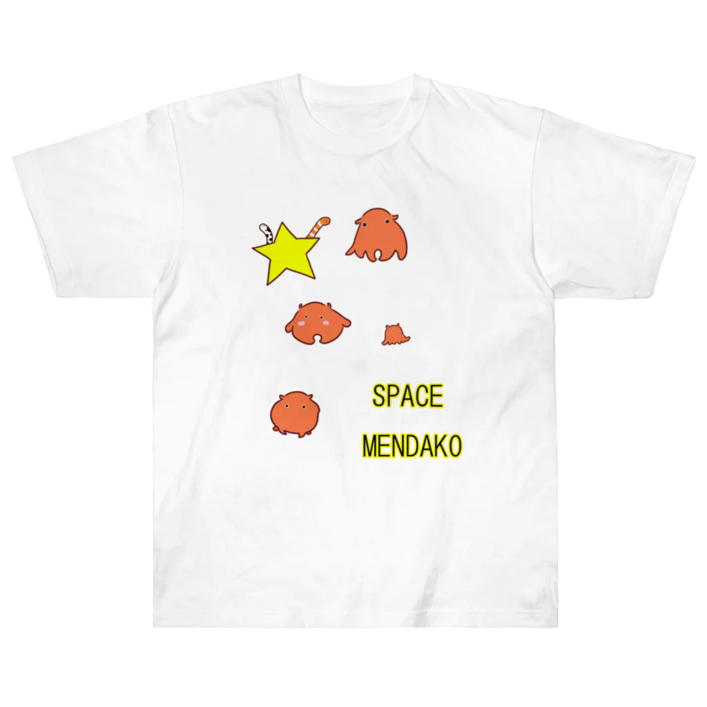 はむえみのSPACE　MENDAKO　透明バージョン Heavyweight T-Shirt