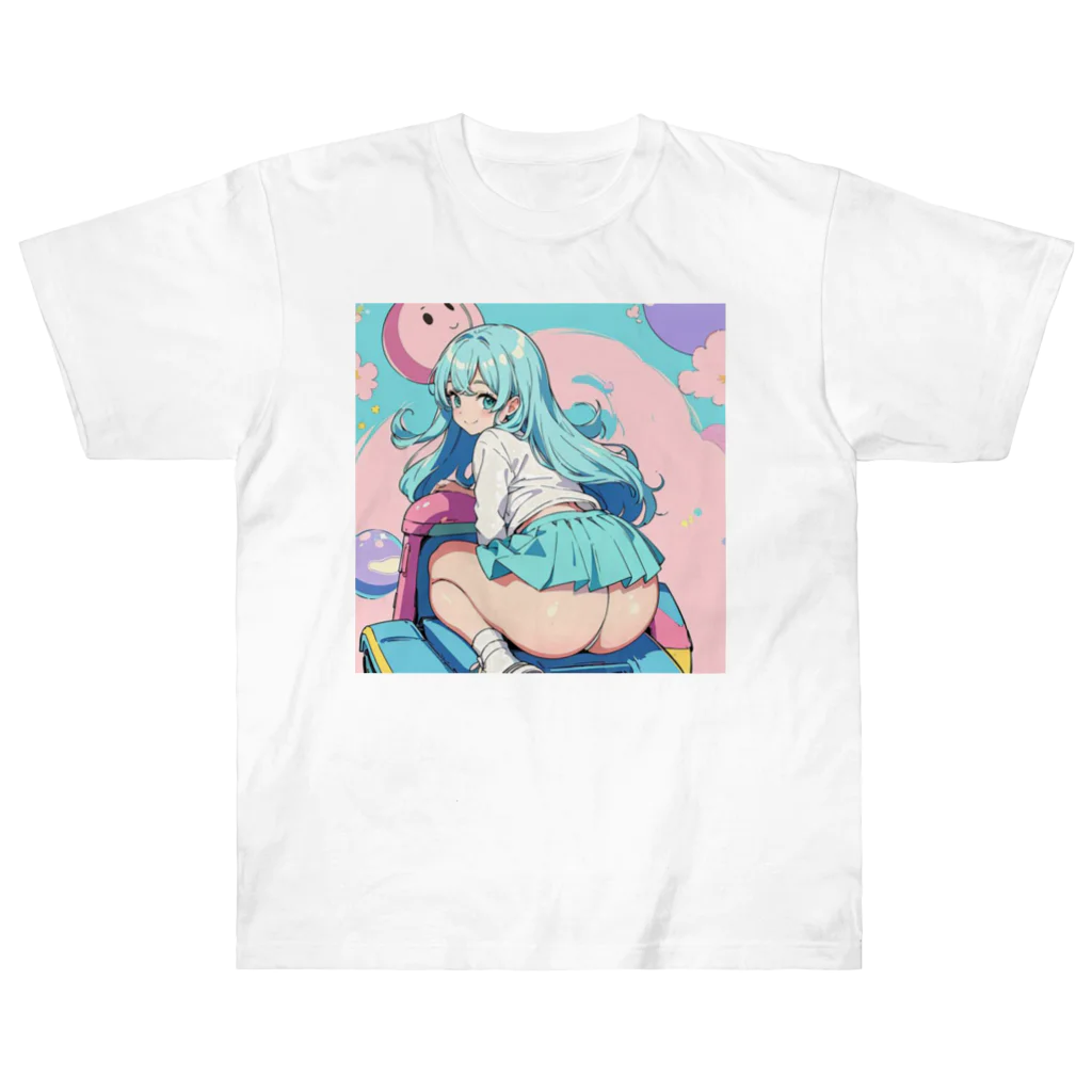 yozoraniyumeoの魔法戦車少女 ヘビーウェイトTシャツ