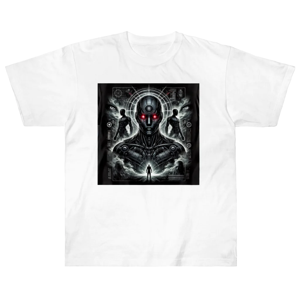 AI craftのAI-ダーク- ヘビーウェイトTシャツ