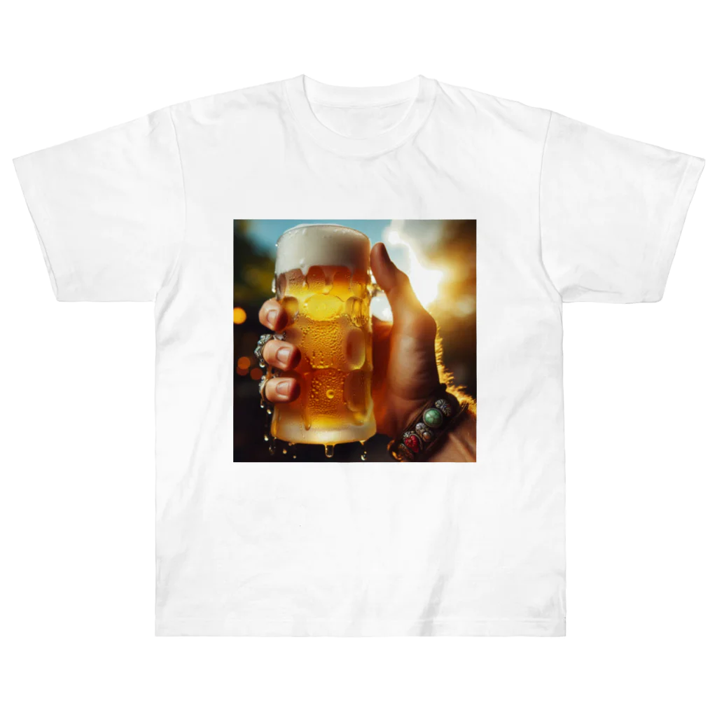 yuriseのビールグッズ ヘビーウェイトTシャツ