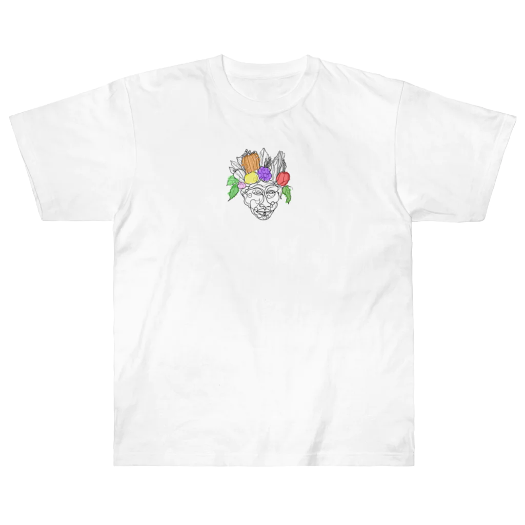 A-KdesignのArcimboldo風 ヘビーウェイトTシャツ