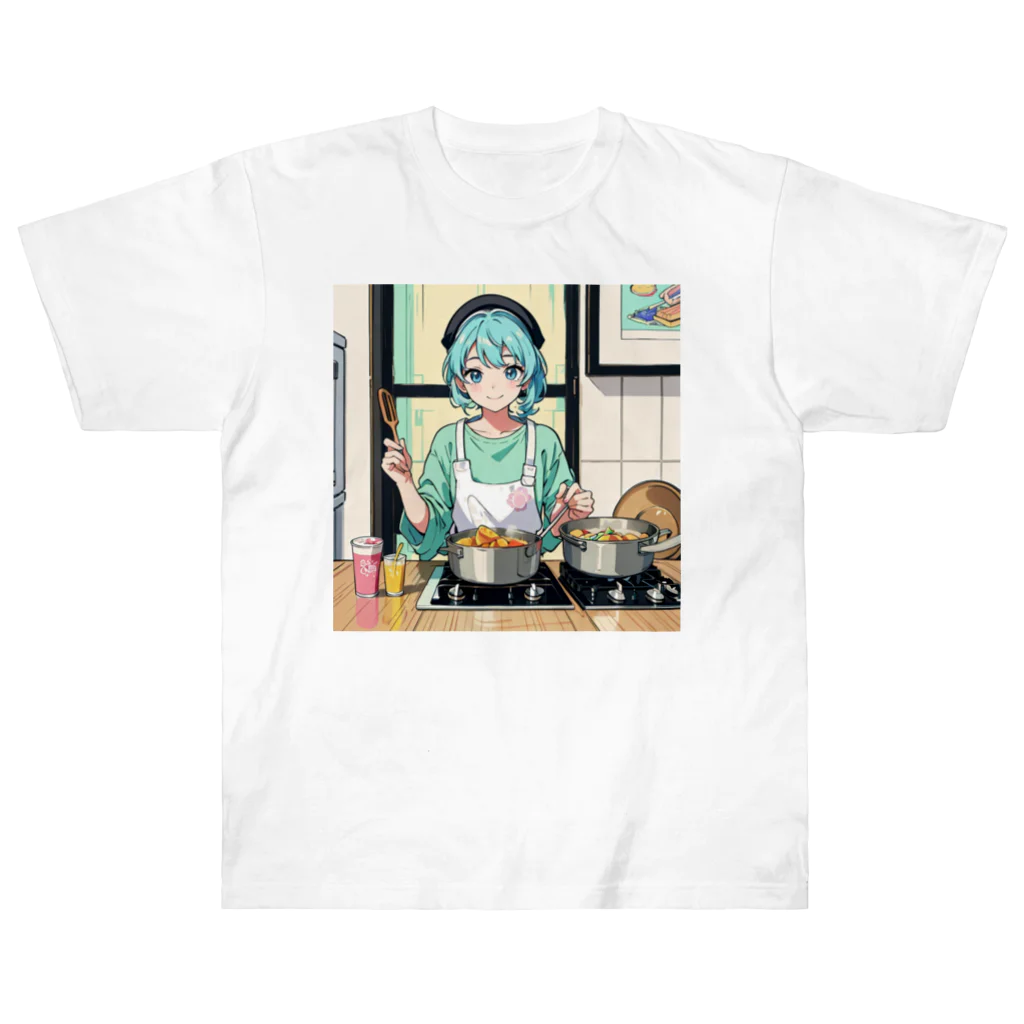 yozoraniyumeoの魔法料理研究家少女 Heavyweight T-Shirt