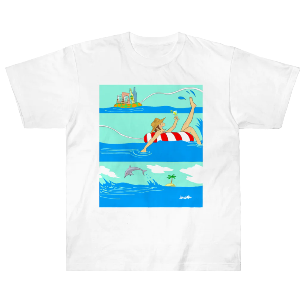 ikechikaてんの夏！今だけサマータイム Heavyweight T-Shirt